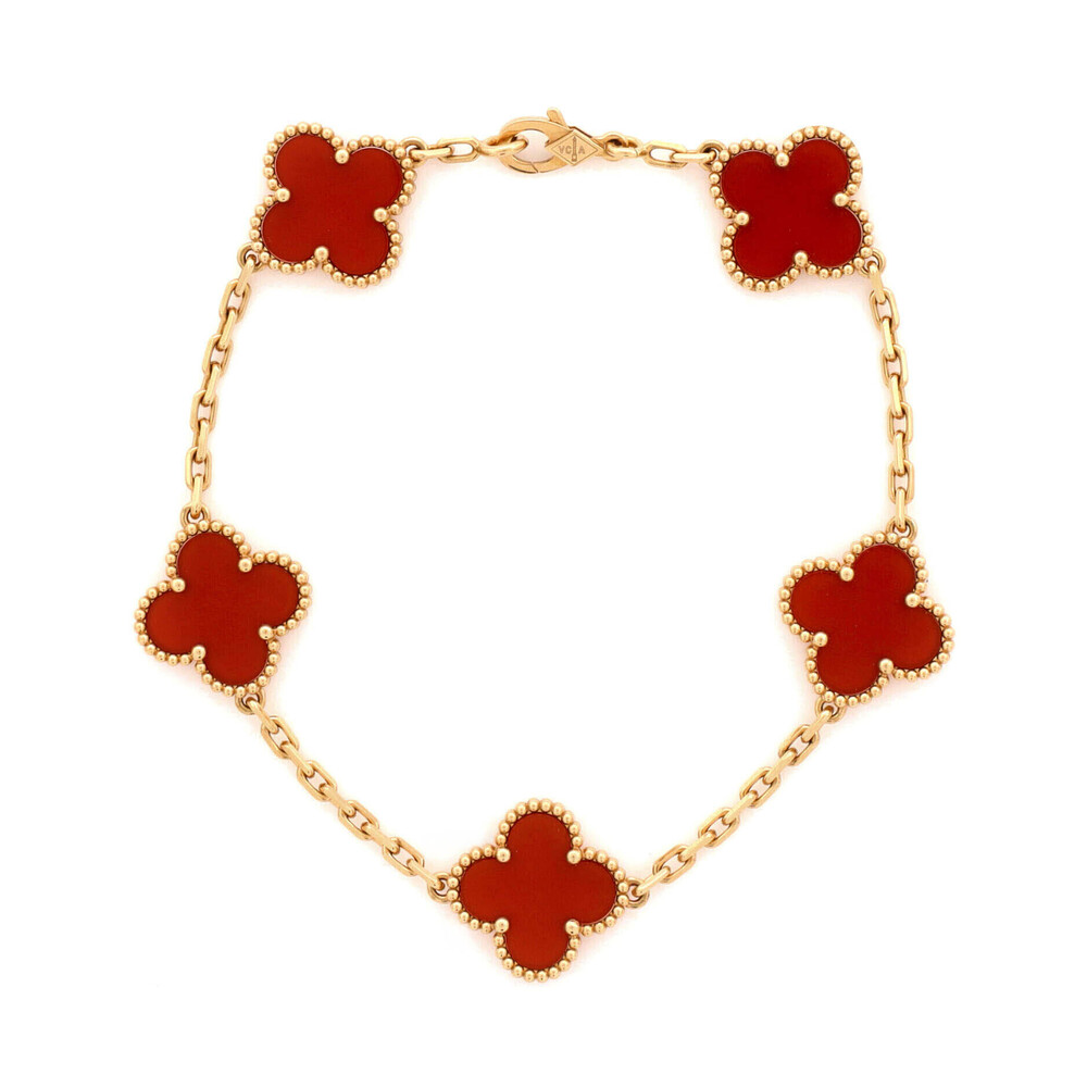 Van Cleef & Arpels Vintage Alhambra 5 Motifs Bracelet